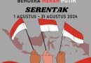 Pemasangan Bendera Merah Putih Serentak